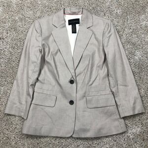 Banana Republic Jacket Womens Extra Small 0 Grey Slim Blazer Sport Coat Ladies